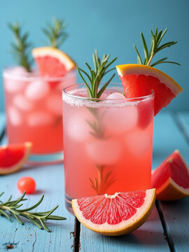 Rosemary and pink cocus