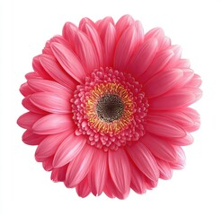 Pink gerbera daisy, close-up (4)