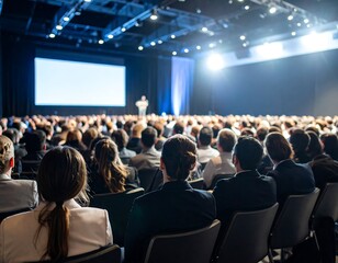Large conference hall full of attendees