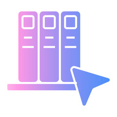 online library Gradient icon