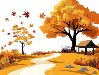 Autumn's Gentle Path