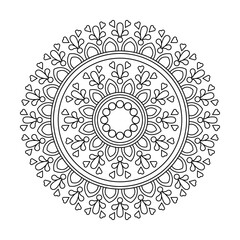 Soulful Pattern in Orbiting Petals