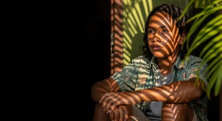 Reflective moment in nature for national minority mental health awareness month
