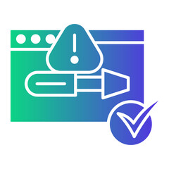 troubleshooting Gradient icon