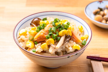 塩鮭の炊き込みご飯