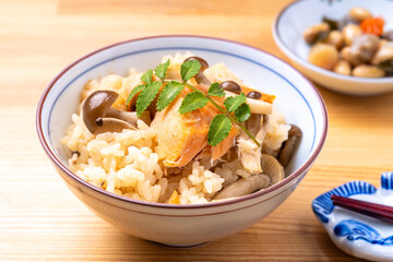 塩さけの炊き込みご飯