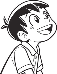 cartoon illustration of a man