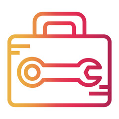 support Line Gradient Icon