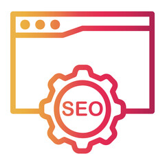 technical Line Gradient Icon