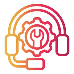 tools Line Gradient Icon