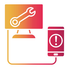 desktop computer Gradient icon