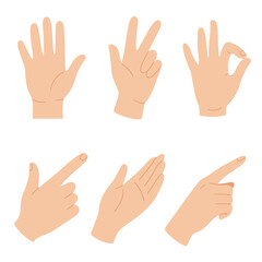 set of hands