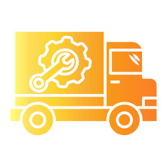 truck Gradient icon