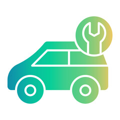 car service Gradient icon