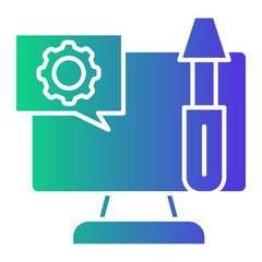 computer Gradient icon
