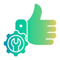 customer satisfaction Gradient icon