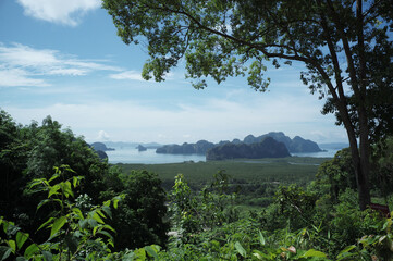 Landscape mountain   view Krabi