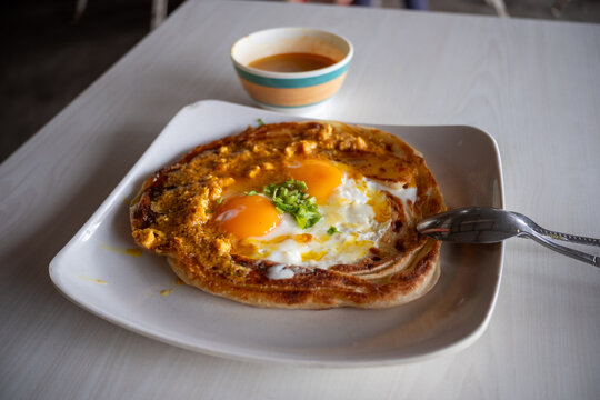 Roti Prata Sarang Burung (Bird Nest Prata) in Malaysia