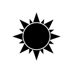 sun icon or logo isolated sign symbol, vector illustration for web and app..eps