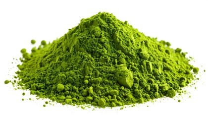 Pile of green powder
