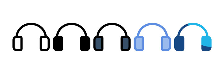 Headphones Icon Element For Design
