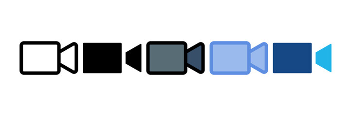 Video Camera Icon Element For Design