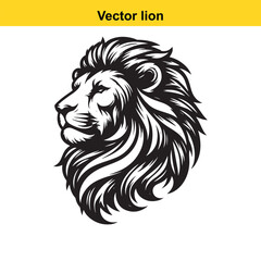 Fototapeta premium A vector lion