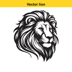 Fototapeta premium A vector lion