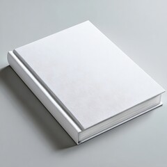 Fototapeta premium Open Blank Book or Magazine Mockup on a Grey Background