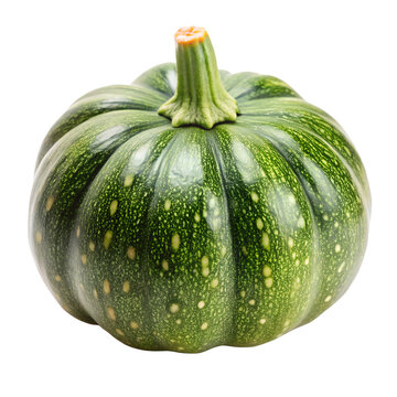 gem squash vegetable isolated on white background