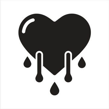Bleeding heart icon