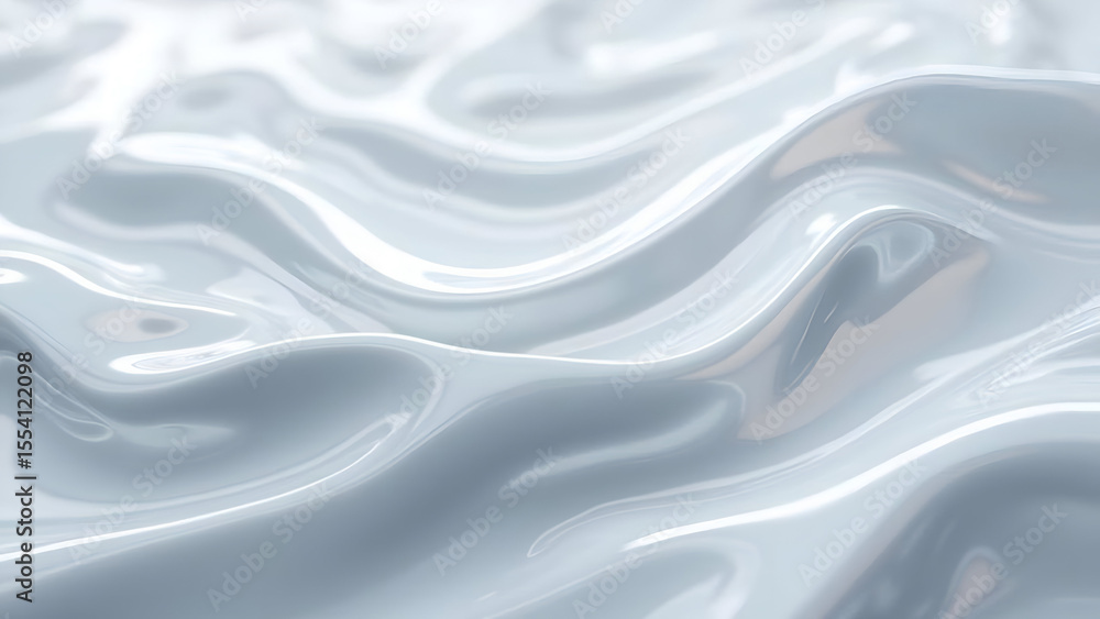 Poster elegant abstract background of light gray wavy surfaces with subtle highlights emphasizing smoothnes