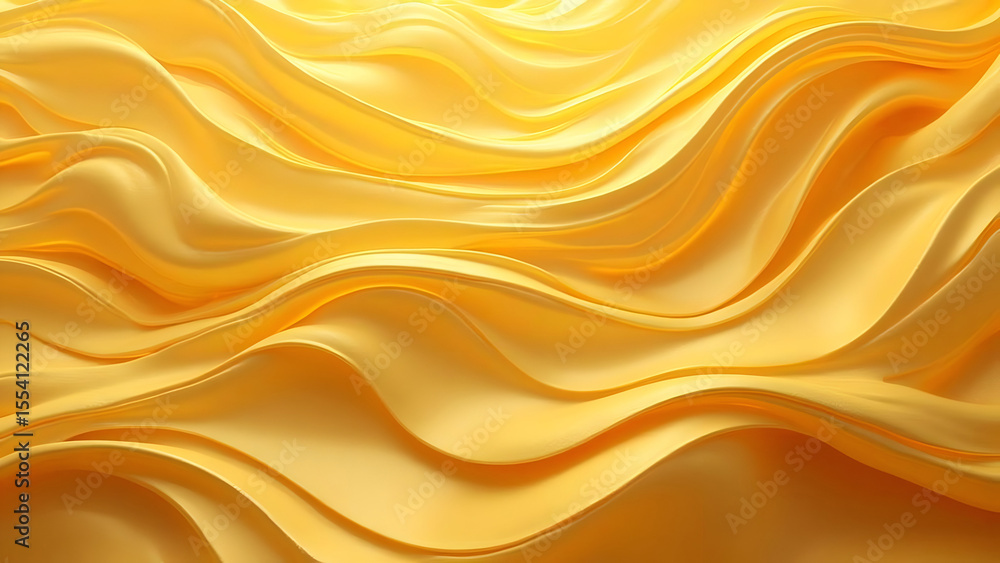 Poster abstract golden texture with flowing waves depicting smoothness and warmth emitting a luxurious and 
