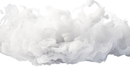 Smoke Bomb Stock Image on White Background – Transparent Background

