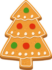 Christmas Tree Gingerbread Cookie

