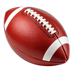Untitled design - Modern American Football with Bold Stripes and Grip Texture, isolated on a white background