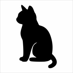 silhouette of a cat