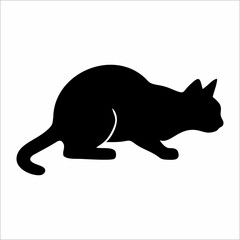 silhouette of a cat
