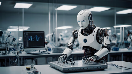 Advanced Robots in a Modern Laboratory Setting