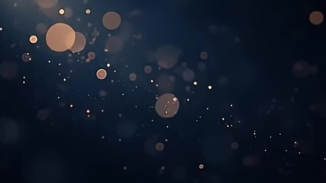 4K resolution glowing bokeh background for modern design and video overlay

