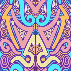 Background abstract ornamental psychedelic composition