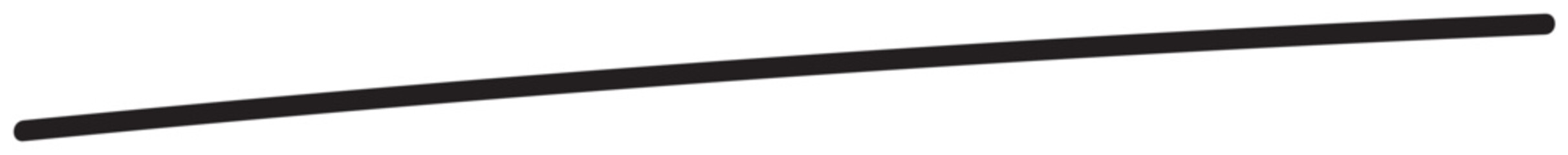 Hand-drawn straight lines. Vector. Simple lines. Separate. Drawing lines.