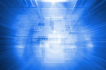 Futuristic technological background
