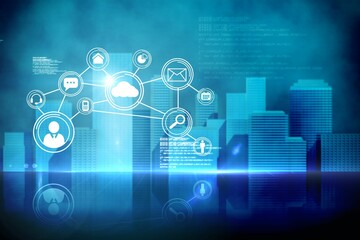 Futuristic technology interface