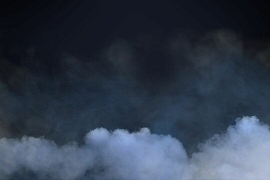 Fototapeta Composite image of clouds on a black background