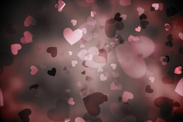 Digitally generated Valentines heart design