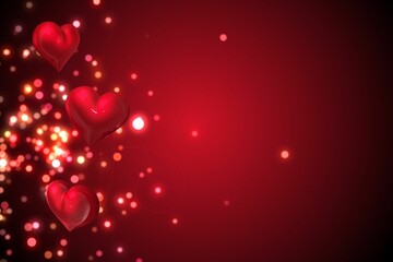 Digitally generated Valentines heart design