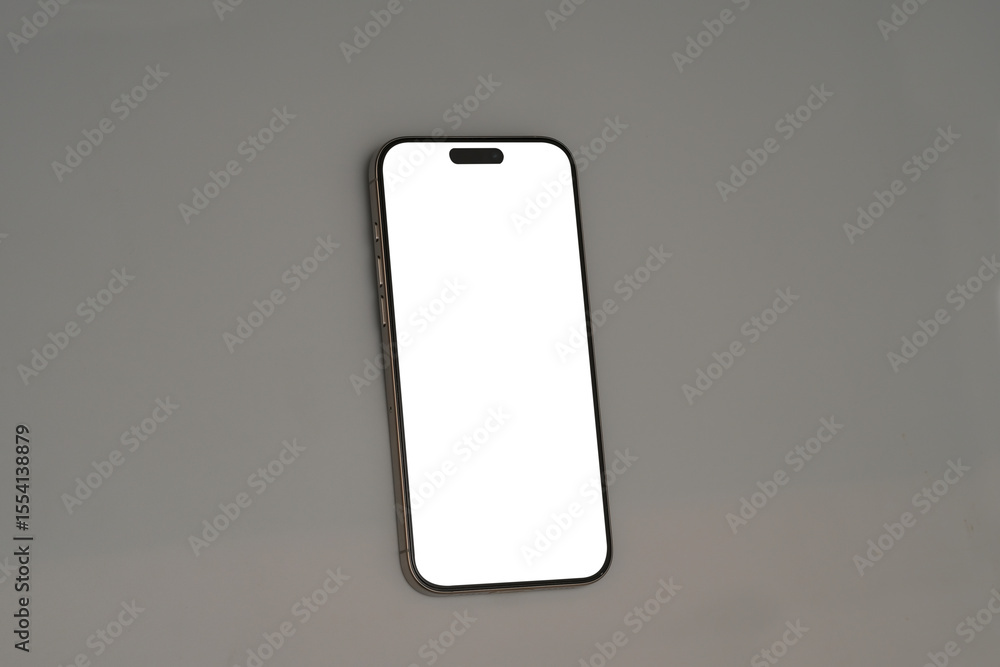 Aufkleber smartphone transparent png image, blank template for mockup , device front view shadow mobile phone 