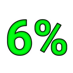 6% percent discount