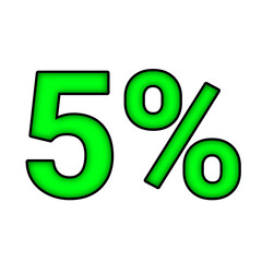 5% percent discount